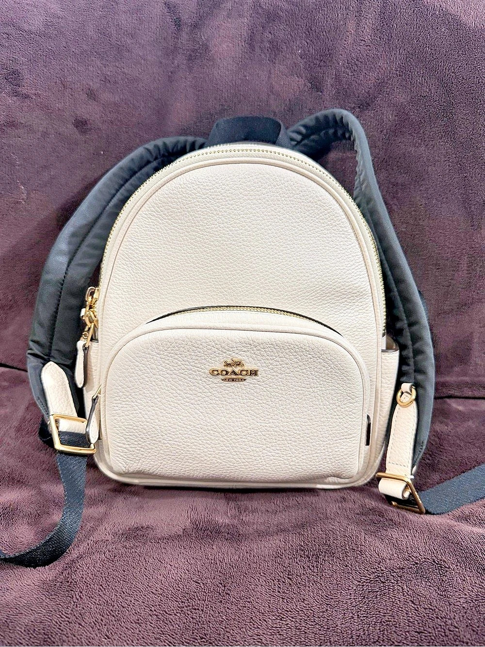 Coach White Mini Backpack - Picture 1 of 15